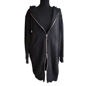 Dex Zip Up Long Hoodie 🖤